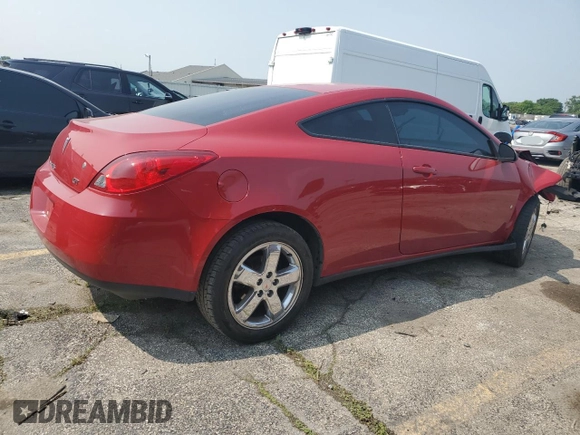 2007 Pontiac G6 GT with VIN 1G2ZH18N774225366, listed as a Copart auction lot 60409465 with 62,575 mi miles and Salvage title. Bid and sale history available at DreamBid. Image 3.