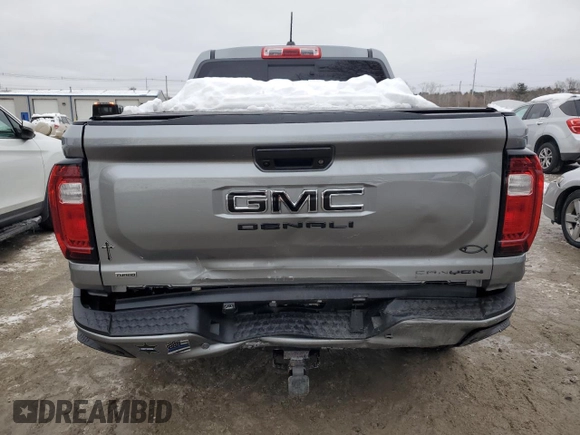 2024 GMC Canyon 4WD Denali with VIN 1GTP6FEK9R1152215, listed as a Copart auction lot 45130975 with 6,736 mi miles and Salvage Title. Bid and sale history available at carsss.com. Image 6.