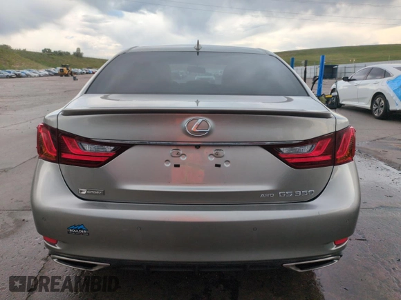 2015 Lexus GS 350 with VIN JTHCE1BL4FA000760, listed as a Copart auction lot 60535055 with 89,070 mi miles and Salvage title. Bid and sale history available at DreamBid. Image 6.