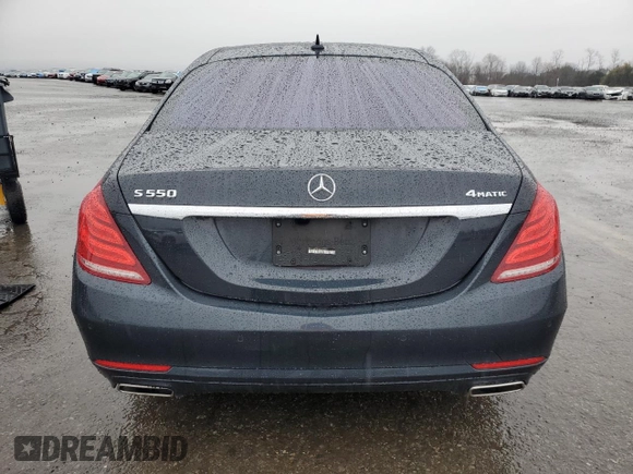2017 Mercedes-Benz S 550 with VIN WDDUG8FB3HA327735, listed as a Copart auction lot 50330205 with 74,354 mi miles and Salvage Title. Bid and sale history available at carsss.com. Image 6.