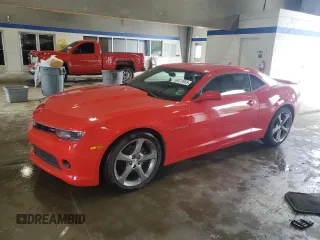 2014 Chevrolet Camaro LT z VIN 2G1FC1E38E9238579, wystawiony jako Copart lot #56873565 z przebiegiem 87 378 mil mil oraz Szkoda całkowita • Salvage title. Historia ofert i sprzedaży dostępna na DreamBid. Obrazek 1.