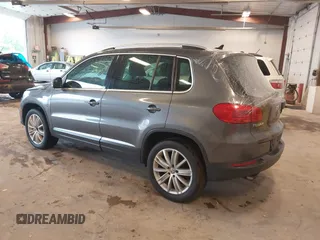 2012 Volkswagen Tiguan SE with VIN WVGBV7AX6CW093750, listed as a IAAI auction lot 42329775 with 117,509 mi miles and . Bid and sale history available at DreamBid. Image 3.