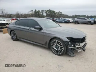 2018 BMW 7 Series 750i with VIN WBA7F0C59JGM24142, listed as a Copart auction lot 45532365 with 62,120 mi miles and Salvage Title. Bid and sale history available at carsss.com. Image 4.