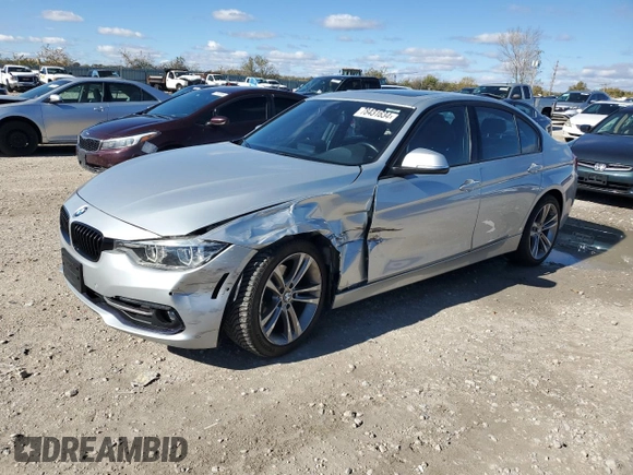 2016 BMW 3 Series 328i with VIN WBA8E9C5XGK648988, listed as a Copart auction lot 78431634 with 106,644 mi miles and Salvage Title. Bid and sale history available at DreamBid. Image 1.