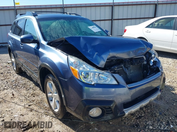 2014 Subaru Outback 2.5i Limited with VIN 4S4BRCNC3E3238624, listed as a IAAI auction lot 41692100 with 128,759 mi miles. Bid and sale history available at carsss.com. Image 1.