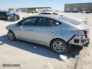 2020 Hyundai Elantra Value Edition with VIN KMHD84LFXLU056571, listed as a Copart auction lot 53088595 with 0 mi miles and Salvage Title. Bid and sale history available at carsss.com. Image 2.