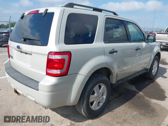 2008 Ford Escape XLT with VIN 1FMCU03178KA76736, listed as a IAAI auction lot 42672474 with 218,472 mi miles and . Bid and sale history available at DreamBid. Image 4.