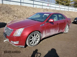 2008 Cadillac CTS AWD w/1SB with VIN 1G6DT57V380129663, listed as a Copart auction lot 48301545 with 151,313 mi miles and Salvage Title. Bid and sale history available at carsss.com. Image 1.