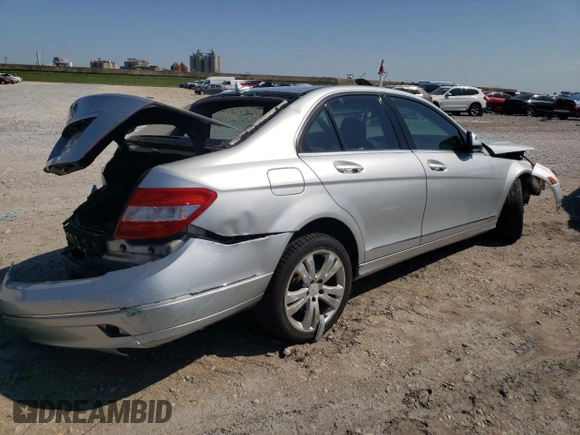 2008 Mercedes-Benz C 300 Sport with VIN WDDGF54X78R037884, listed as a Copart auction lot 52016025 with Not provided miles and Salvage title. Bid and sale history available at DreamBid. Image 3.