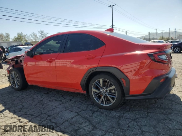 2022 Subaru WRX z VIN JF1VBAB69N8014825, wystawiony jako Copart lot #49662115 z przebiegiem 57 363 mil mil oraz Szkody całkowita. Historia ofert i sprzedaży dostępna na DreamBid. Obrazek 2.