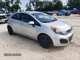 2012 Kia Rio LX with VIN KNADM5A34C6013635, listed as a Copart auction lot 72400254 with 172,943 mi miles and Salvage Title. Bid and sale history available at carsss.com. Image 4.
