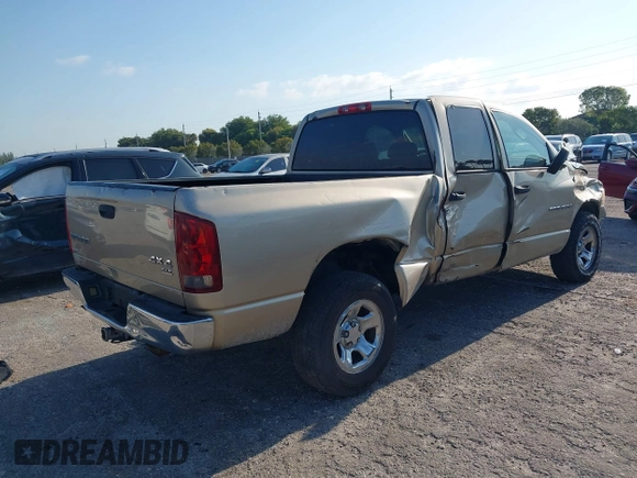 2004 Dodge 1500 SLT with VIN 1D7HU18D14S573218, listed as a IAAI auction lot 42130263 with 137,589 mi miles and . Bid and sale history available at carsss.com. Image 4.