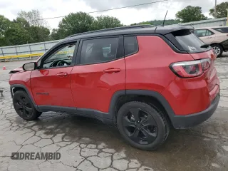 2019 Jeep Compass Altitude with VIN 3C4NJCBB0KT658703, listed as a Copart auction lot 62906995 with 80,898 mi miles and Salvage title. Bid and sale history available at DreamBid. Image 3.