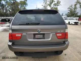2005 BMW X5 3.0i with VIN 5UXFA13515LY13081, listed as a Copart auction lot 50143825 with 150,035 mi miles and Clean Title. Bid and sale history available at carsss.com. Image 6.