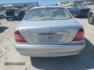 2004 Mercedes-Benz S 320/430/500 with VIN WDBNG75JX4A386291, listed as a Copart auction lot 53063845 with 31,376 mi miles and Salvage Title. Bid and sale history available at carsss.com. Image 6.