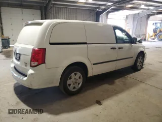 2013 Ram Cargo Van Tradesman with VIN 2C4JRGAG2DR727618, listed as a Copart auction lot 49085445 with 0 mi miles and Salvage Title. Bid and sale history available at carsss.com. Image 3.
