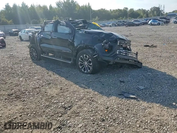 2023 GMC Canyon 4WD Denali with VIN 1GTP6FEK6P1263009, listed as a Copart auction lot 71101004 with 0 mi miles and Salvage Title. Bid and sale history available at carsss.com. Image 11.