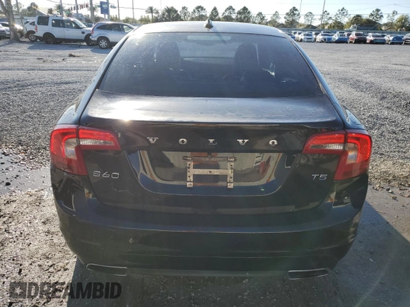 2015 Volvo S60 T5 Drive-E Premier with VIN YV140MFK4F2338462, listed as a Copart auction lot 48485665 with 57,695 mi miles and Salvage title. Bid and sale history available at DreamBid. Image 6.