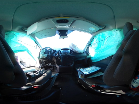 2019 Ford Transit Passenger XL with VIN 1FBZX2CM4KKA83053, listed as a IAAI auction lot 41036935 with 42,195 mi miles. Bid and sale history available at carsss.com. Image 18.