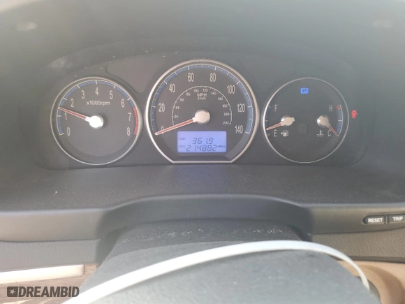 2009 Hyundai Santa Fe SE with VIN 5NMSH13E69H301612, listed as a Copart auction lot 49039005 with 214,882 mi miles and Salvage Title. Bid and sale history available at carsss.com. Image 9.