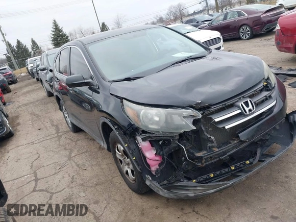 2014 Honda CR-V LX with VIN 2HKRM4H31EH602921, listed as a IAAI auction lot 41694590 with 161,370 mi miles. Bid and sale history available at carsss.com. Image 1.