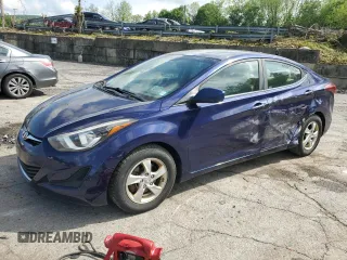 2014 Hyundai Elantra Limited z VIN 5NPDH4AE0EH468915, wystawiony jako Copart lot #57128275 z przebiegiem 91 555 mil mil oraz Szkoda całkowita • Salvage title. Historia ofert i sprzedaży dostępna na DreamBid. Obrazek 1.