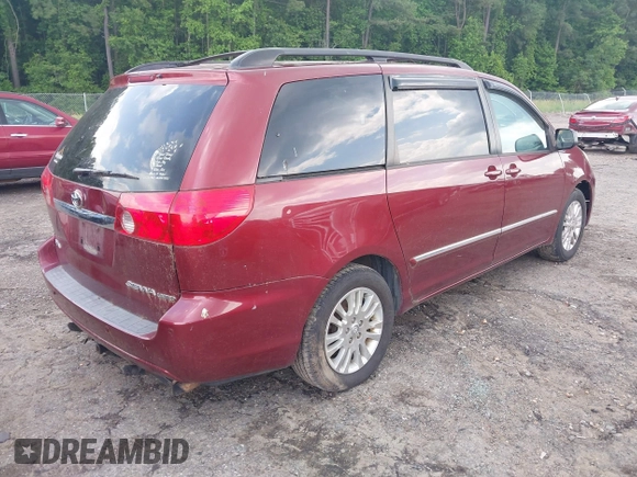 2008 Toyota Sienna XLE z VIN 5TDZK22C58S144253, wystawiony jako IAAI lot #42278532 z przebiegiem Nie podano mil oraz . Historia ofert i sprzedaży dostępna na DreamBid. Obrazek 4.