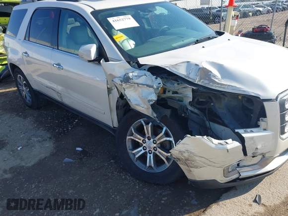 2014 GMC Acadia SLT with VIN 1GKKRRKDXEJ375452, listed as a IAAI auction lot 41652779 with 155,584 mi miles. Bid and sale history available at carsss.com. Image 6.