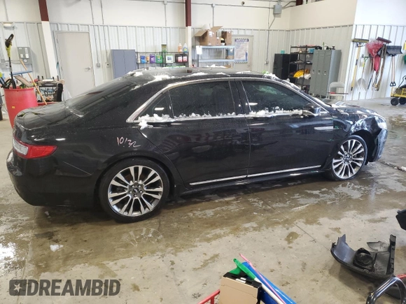 2017 Lincoln Continental Reserve with VIN 1LN6L9NP6H5612788, listed as a Copart auction lot 79948344 with 81,099 mi miles and Non Repairable. Bid and sale history available at carsss.com. Image 3.