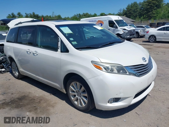 2015 Toyota Sienna Limited with VIN 5TDDK3DC2FS108045, listed as a IAAI auction lot 42398925 with 97,255 mi miles and . Bid and sale history available at DreamBid. Image 1.