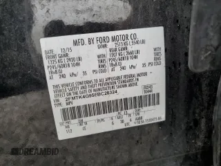 2015 Ford Edge SE with VIN 2FMTK4G95FBC28324, listed as a Copart auction lot 47530165 with Not provided miles and Salvage title. Bid and sale history available at DreamBid. Image 12.
