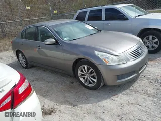 2009 Infiniti G37 Sedan Journey with VIN JNKCV61E69M303526, listed as a IAAI auction lot 41556098 with 270,589 mi miles. Bid and sale history available at carsss.com. Image 1.