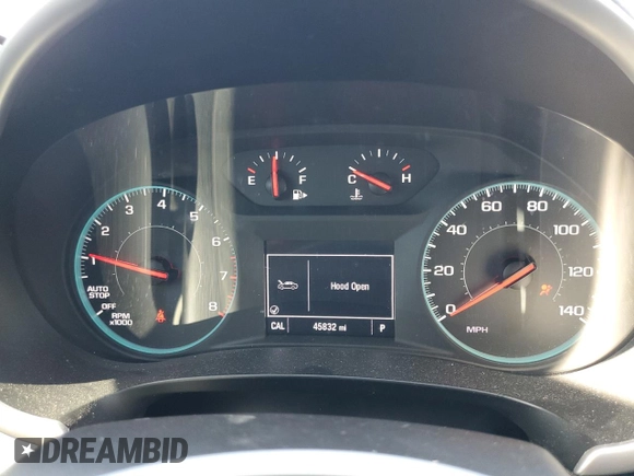 2022 Chevrolet Malibu LS with VIN 1G1ZB5ST5NF187271, listed as a Copart auction lot 46413795 with 45,832 mi miles and Salvage Title. Bid and sale history available at DreamBid. Image 9.