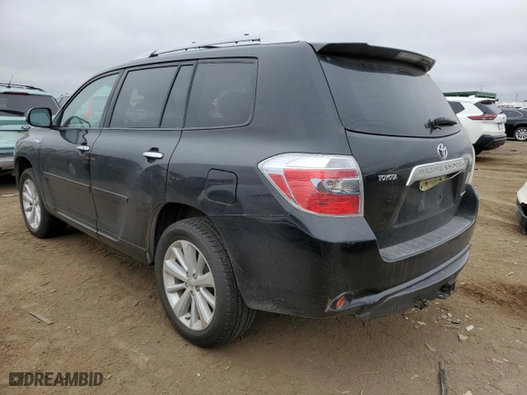 2009 Toyota Highlander Hybrid Limited with VIN JTEEW44A292031052, listed as a Copart auction lot 66599074 with 0 mi miles and Clean Title. Bid and sale history available at carsss.com. Image 2.