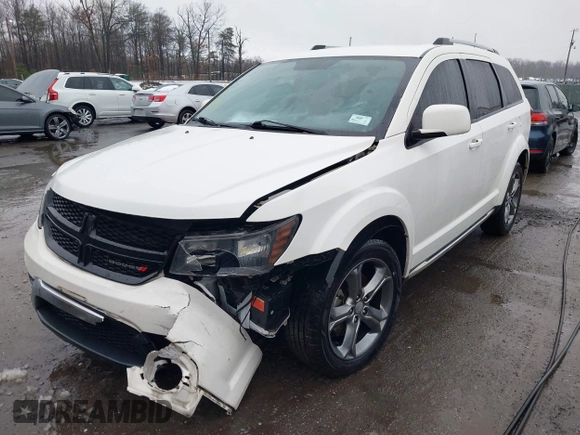 2017 Dodge Journey Crossroad Plus z VIN 3C4PDCGB8HT517069, wystawiony jako IAAI lot #41553745 z przebiegiem 77 926 mil mil oraz . Historia ofert i sprzedaży dostępna na DreamBid. Obrazek 6.