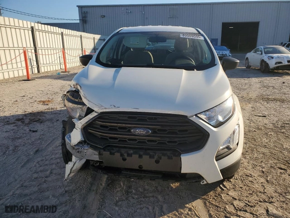 2021 Ford EcoSport S with VIN MAJ3S2FE8MC447837, listed as a Copart auction lot 89009595 with 37,442 mi miles and Salvage Title. Bid and sale history available at carsss.com. Image 5.