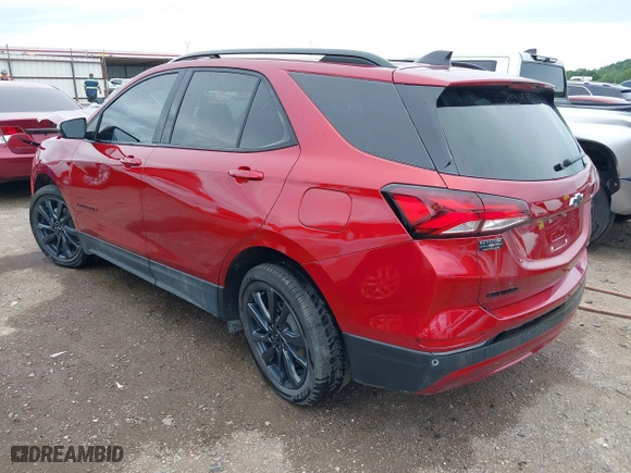 2024 Chevrolet Equinox RS with VIN 3GNAXMEG7RS108321, listed as a IAAI auction lot 39798009 with 19,812 mi miles. Bid and sale history available at carsss.com. Image 3.