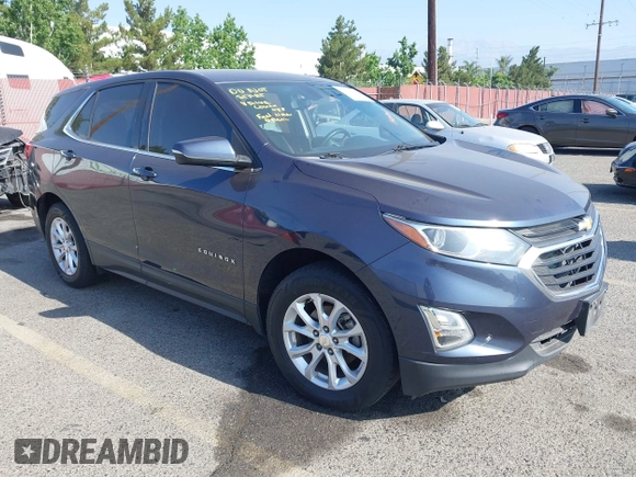 2018 Chevrolet Equinox LT with VIN 3GNAXJEV7JS536312, listed as a IAAI auction lot 42643403 with 168,673 mi miles and . Bid and sale history available at DreamBid. Image 1.
