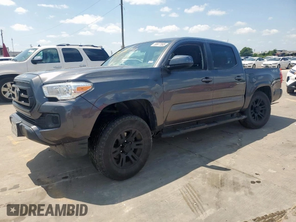 2021 Toyota Tacoma SR with VIN 3TYAX5GN8MT018185, listed as a Copart auction lot 59977895 with 68,149 mi miles and Salvage title. Bid and sale history available at DreamBid. Image 1.