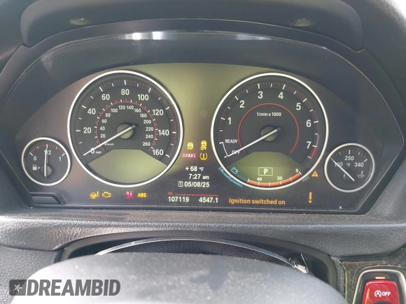 2014 BMW 3 Series 335i z VIN WBA3A9C55EF478907, wystawiony jako IAAI lot #42171256 z przebiegiem 107 119 mil mil oraz . Historia ofert i sprzedaży dostępna na DreamBid. Obrazek 7.