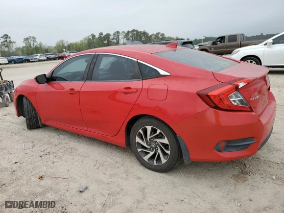 2017 Honda Civic Sedan EX with VIN 2HGFC2F76HH555173, listed as a Copart auction lot 50181335 with 148,593 mi miles and Salvage Title. Bid and sale history available at carsss.com. Image 2.