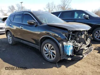 2014 Nissan Rogue SL with VIN 5N1AT2MV8EC777055, listed as a Copart auction lot 49099435 with 104,762 mi miles and Salvage Title. Bid and sale history available at carsss.com. Image 4.