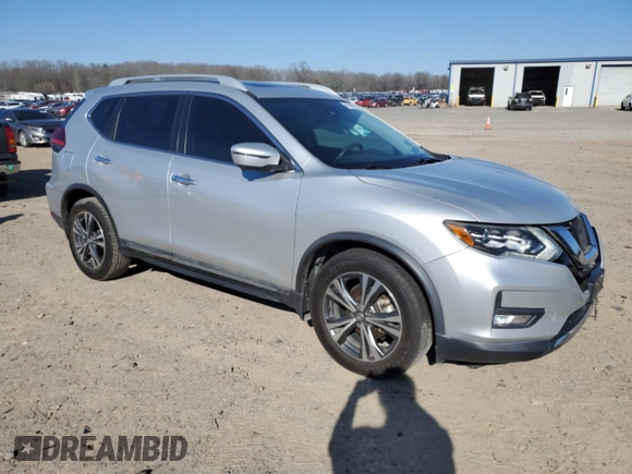 2017 Nissan Rogue S with VIN 5N1AT2MT3HC799208, listed as a Copart auction lot 48290995 with 95,441 mi miles and Salvage title. Bid and sale history available at DreamBid. Image 4.