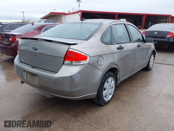 2008 Ford Focus S with VIN 1FAHP34N98W279940, listed as a IAAI auction lot 41950732 with 145,562 mi miles. Bid and sale history available at carsss.com. Image 4.