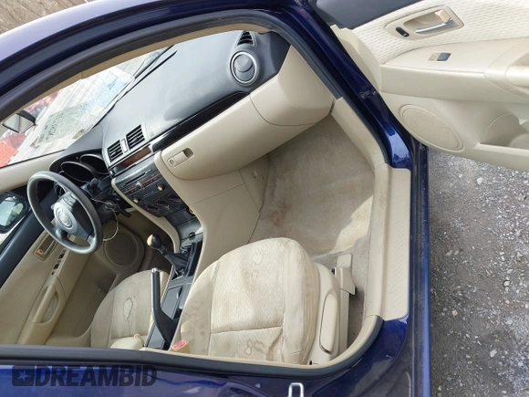 2004 Mazda 3 i with VIN JM1BK12F741187442, listed as a IAAI auction lot 41738287 with 232,217 mi miles and . Bid and sale history available at DreamBid. Image 5.