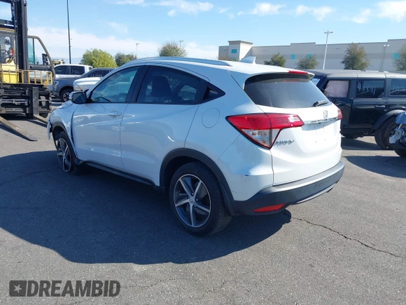 2022 Honda HR-V EX with VIN 3CZRU6H57NM750850, listed as a IAAI auction lot 41510278 with 38,814 mi miles. Bid and sale history available at carsss.com. Image 3.