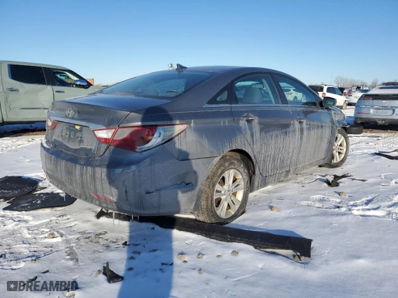 2013 Hyundai Sonata GLS with VIN 5NPEB4AC5DH570343, listed as a Copart auction lot 42140465 with 188,899 mi miles and Salvage Title. Bid and sale history available at carsss.com. Image 3.