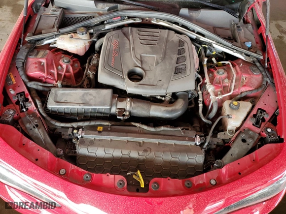 2018 Alfa Romeo Giulia with VIN ZARFAEBNXJ7567280, listed as a Copart auction lot 45351135 with 87,908 mi miles and Salvage Title. Bid and sale history available at carsss.com. Image 12.
