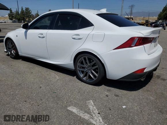 2014 Lexus IS 350 with VIN JTHBE1D20E5011942, listed as a Copart auction lot 61470345 with 90,311 mi miles and Salvage title. Bid and sale history available at DreamBid. Image 2.