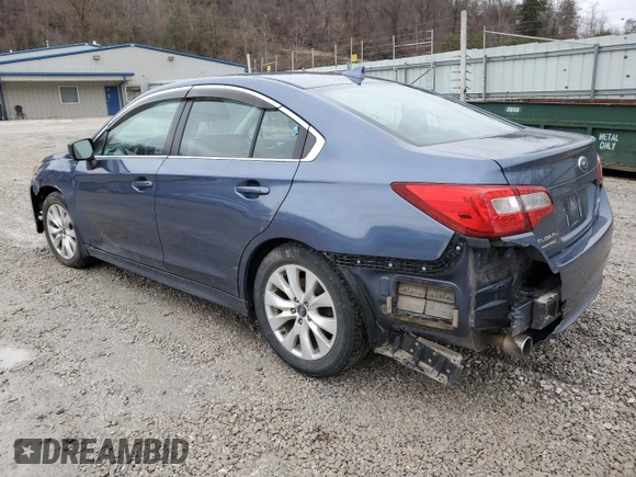 2017 Subaru Legacy Premium with VIN 4S3BNAC62H3026710, listed as a Copart auction lot 38199263 with 83,162 mi miles. Bid and sale history available at carsss.com. Image 2.